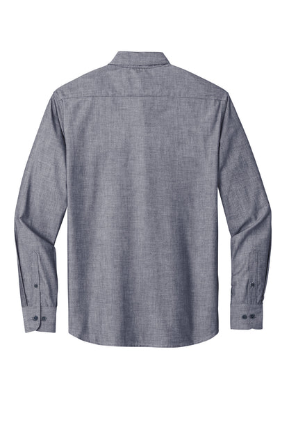 DISCONTINUED - Port Authority® Long Sleeve Chambray Easy Care Shirt - SKU W382