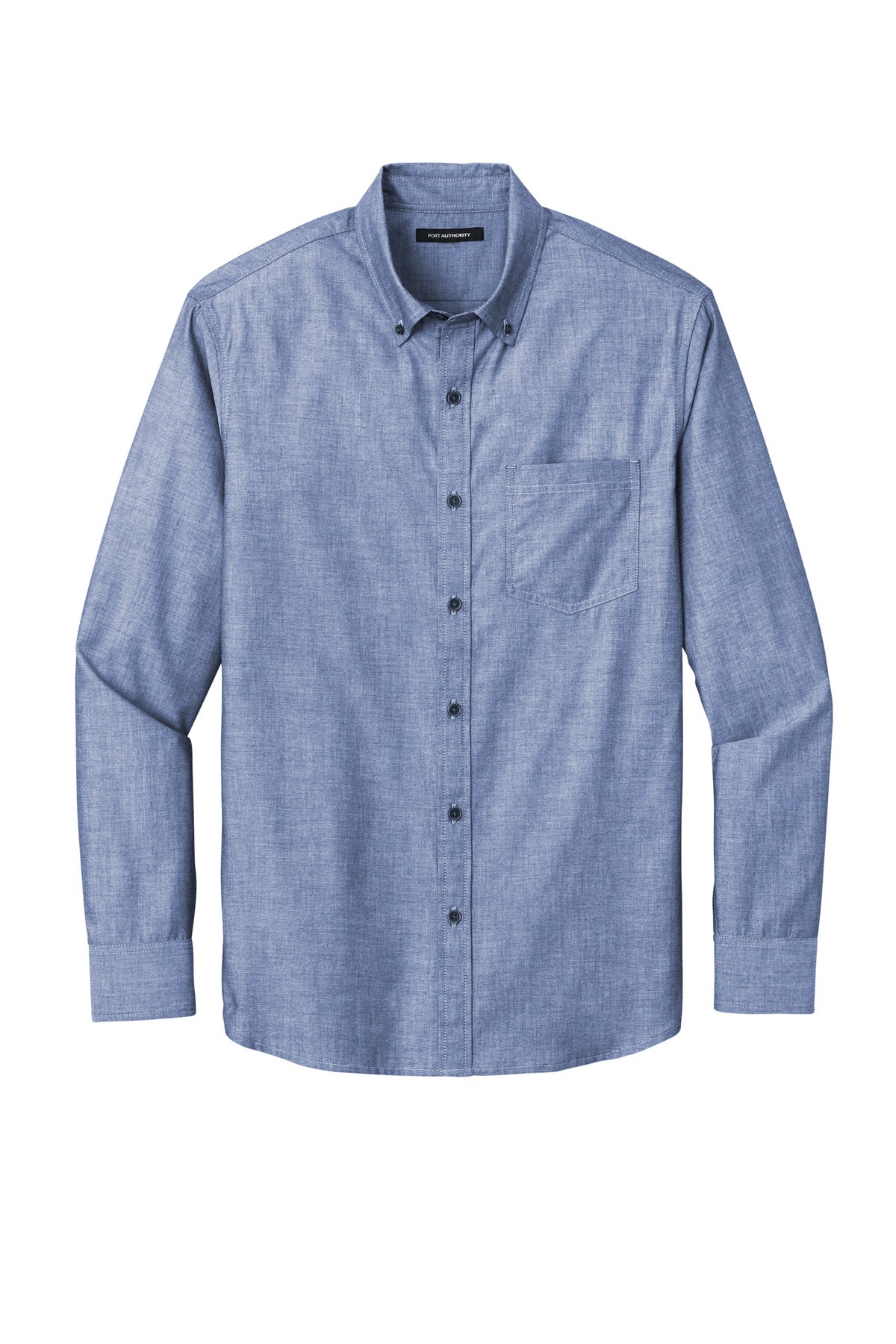 Port Authority® Long Sleeve Chambray Easy Care Shirt