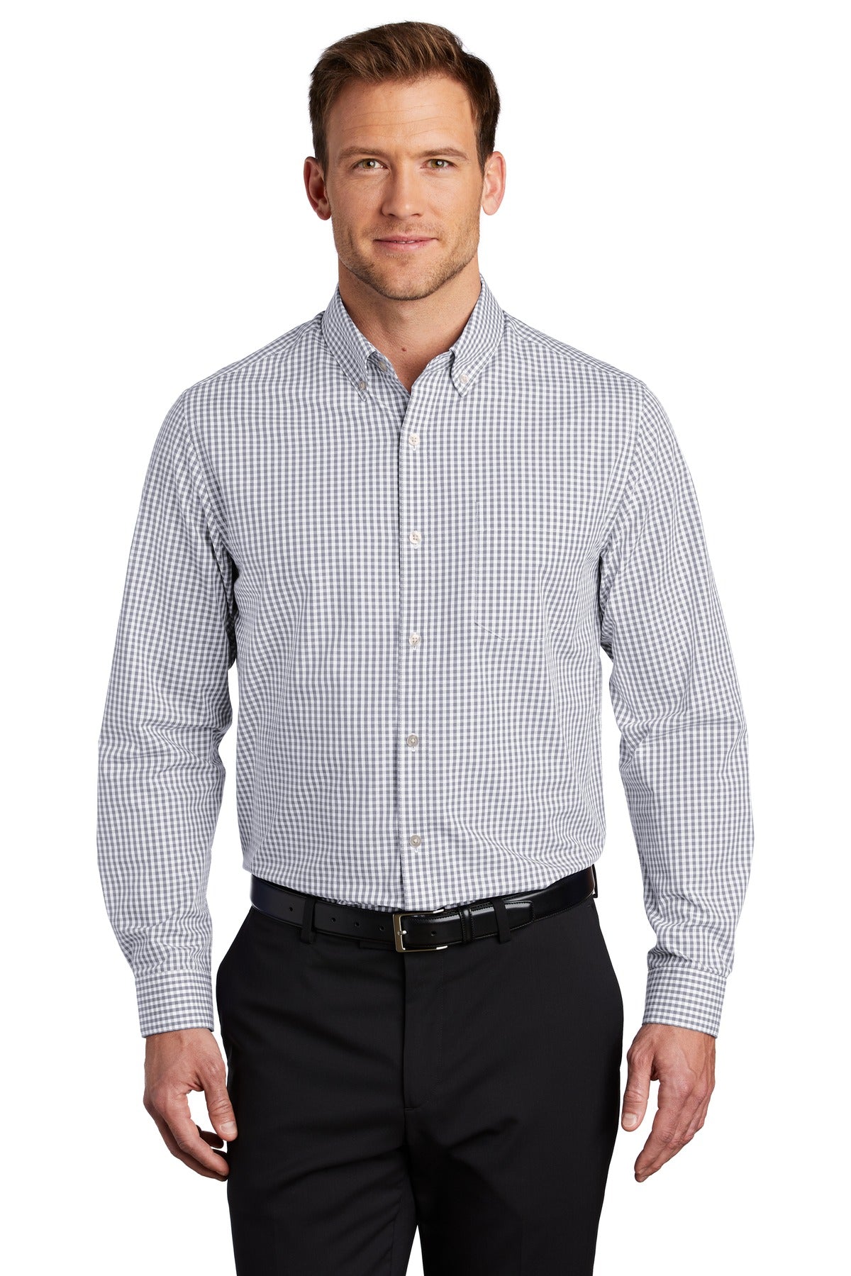 Port Authority® Broadcloth Gingham Easy Care Shirt