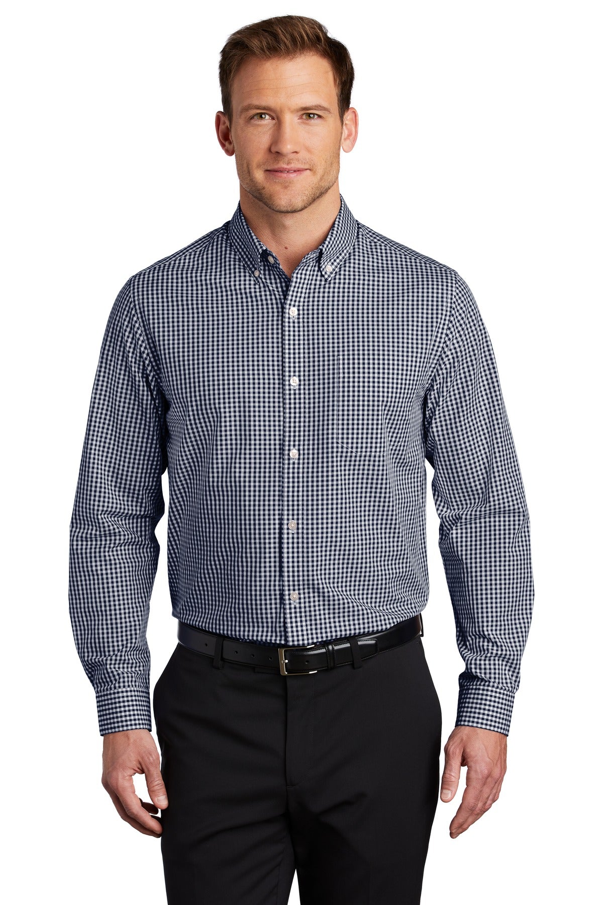 Port Authority® Broadcloth Gingham Easy Care Shirt