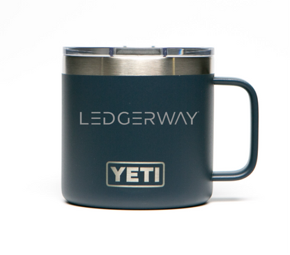 LEDGERWAY YETI® Rambler® 14 oz Mug with Handle