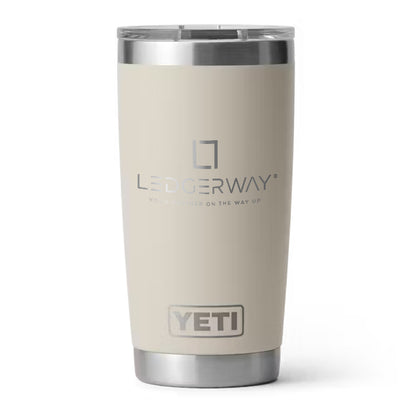 LEDGERWAY Logo Engraved YETI® Rambler® 20 oz Tumbler
