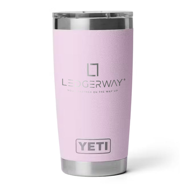 LEDGERWAY Logo Engraved YETI® Rambler® 20 oz Tumbler