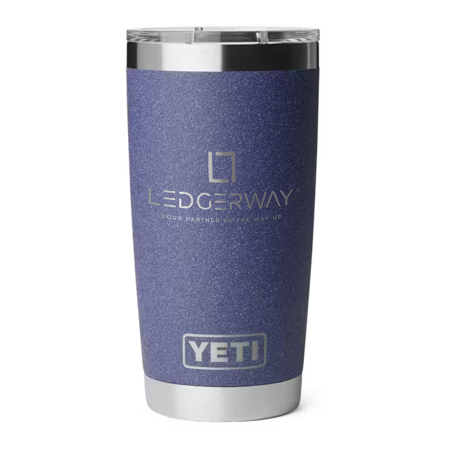 LEDGERWAY Logo Engraved YETI® Rambler® 20 oz Tumbler