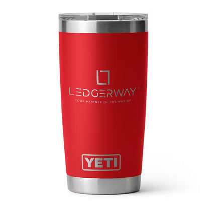 LEDGERWAY Logo Engraved YETI® Rambler® 20 oz Tumbler
