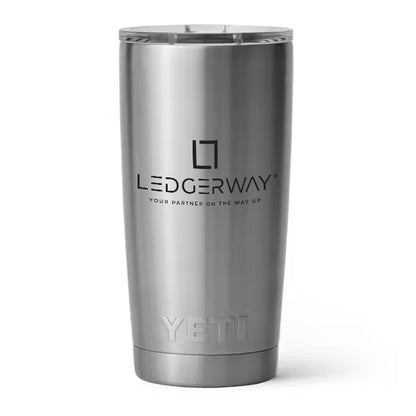 LEDGERWAY Logo Engraved YETI® Rambler® 20 oz Tumbler
