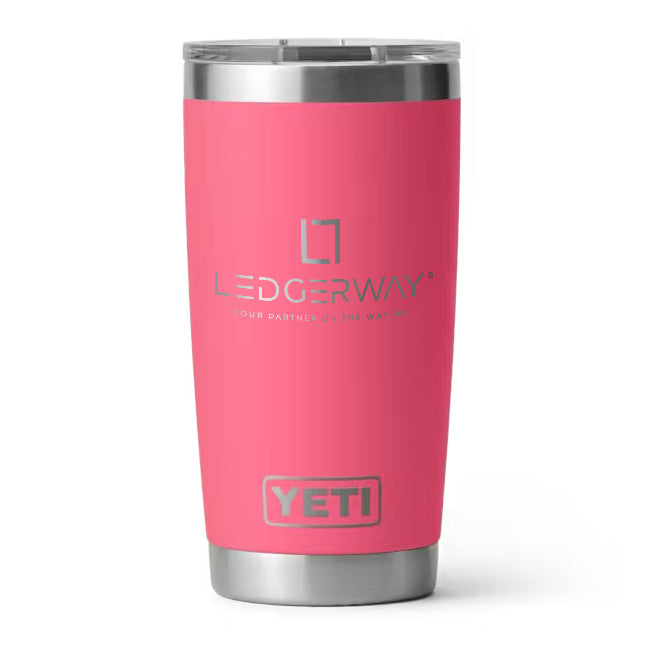 LEDGERWAY Logo Engraved YETI® Rambler® 20 oz Tumbler