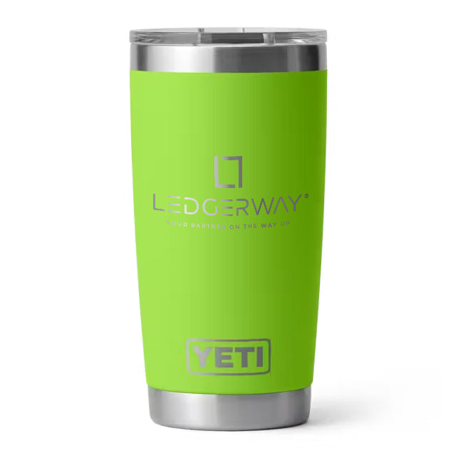 LEDGERWAY Logo Engraved YETI® Rambler® 20 oz Tumbler