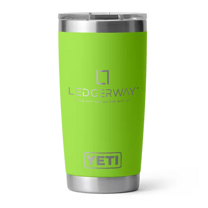 LEDGERWAY Logo Engraved YETI® Rambler® 20 oz Tumbler
