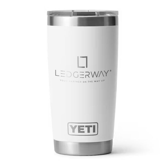 LEDGERWAY Logo Engraved YETI® Rambler® 20 oz Tumbler