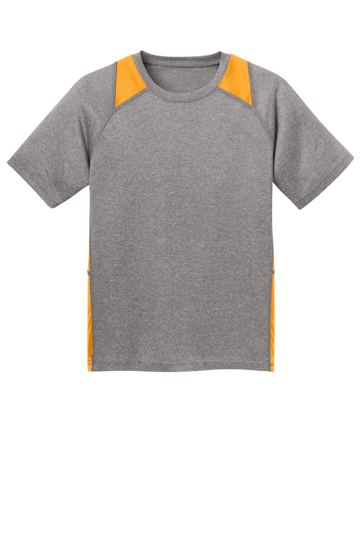 Sport-Tek® Youth Heather Colorblock Contender Tee