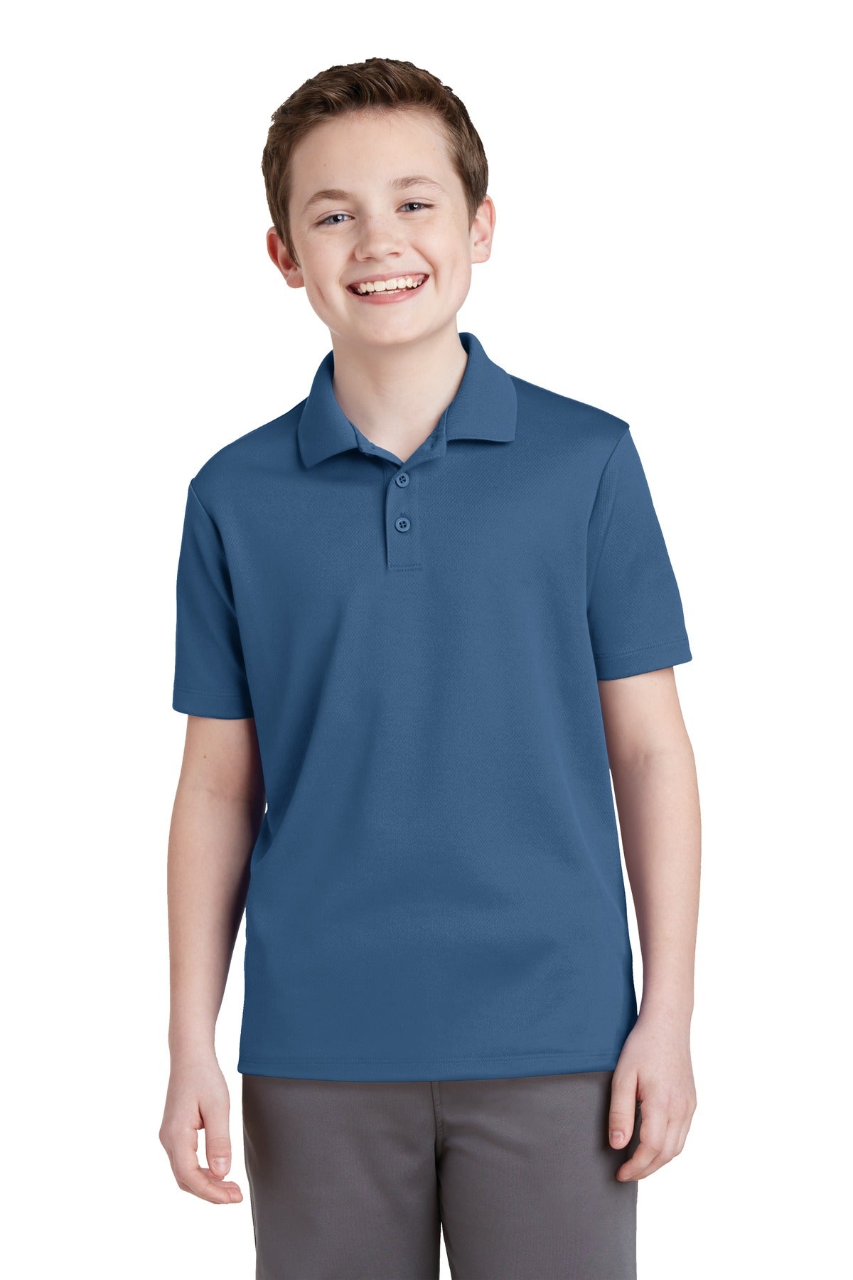 Sport-Tek® Youth PosiCharge® RacerMesh® Polo
