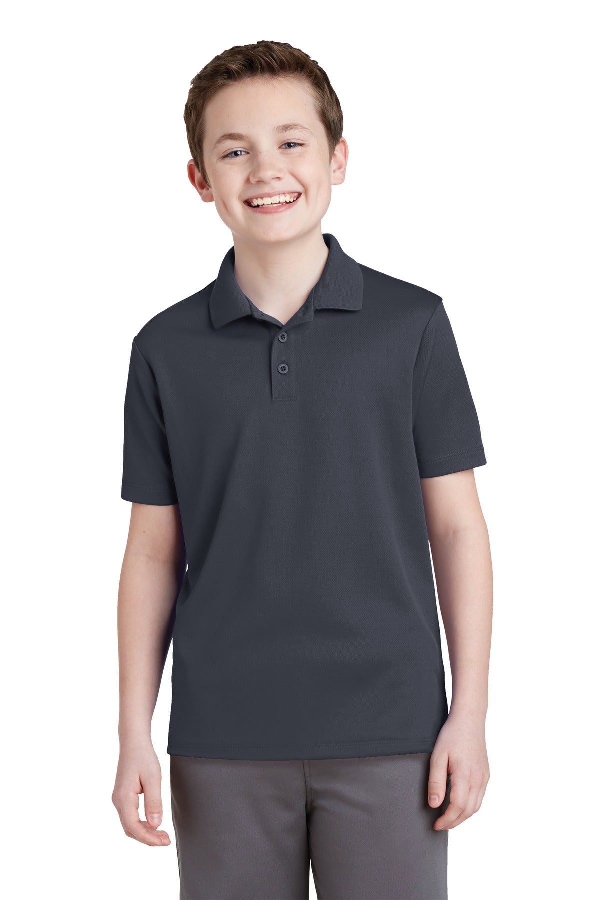 Sport-Tek® Youth PosiCharge® RacerMesh® Polo