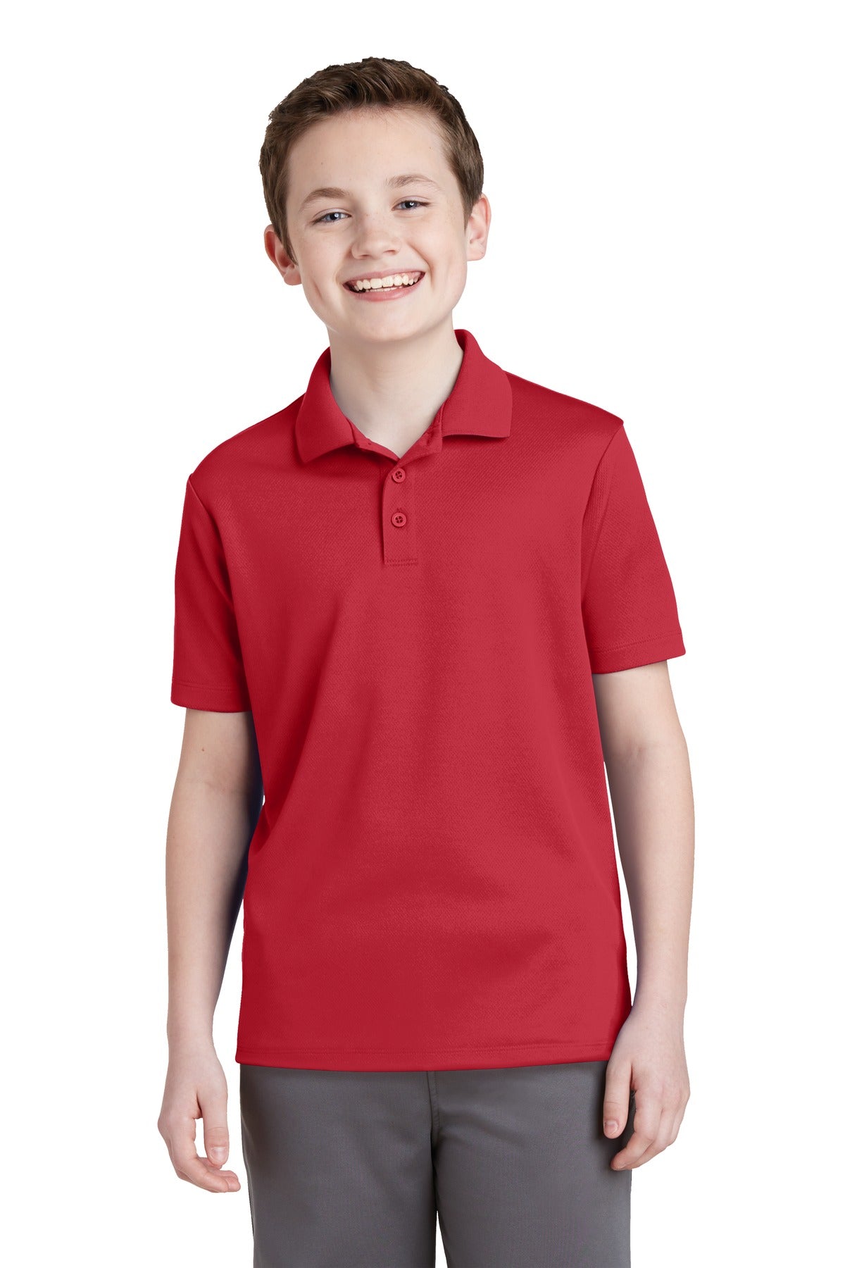 Sport-Tek® Youth PosiCharge® RacerMesh® Polo