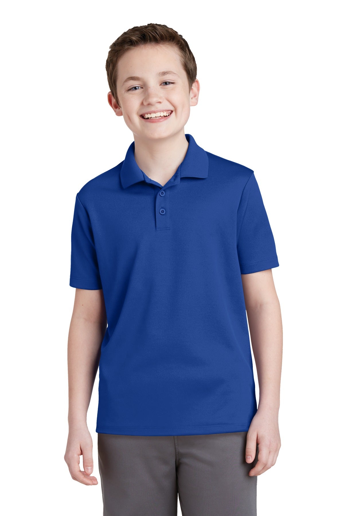 Sport-Tek® Youth PosiCharge® RacerMesh® Polo