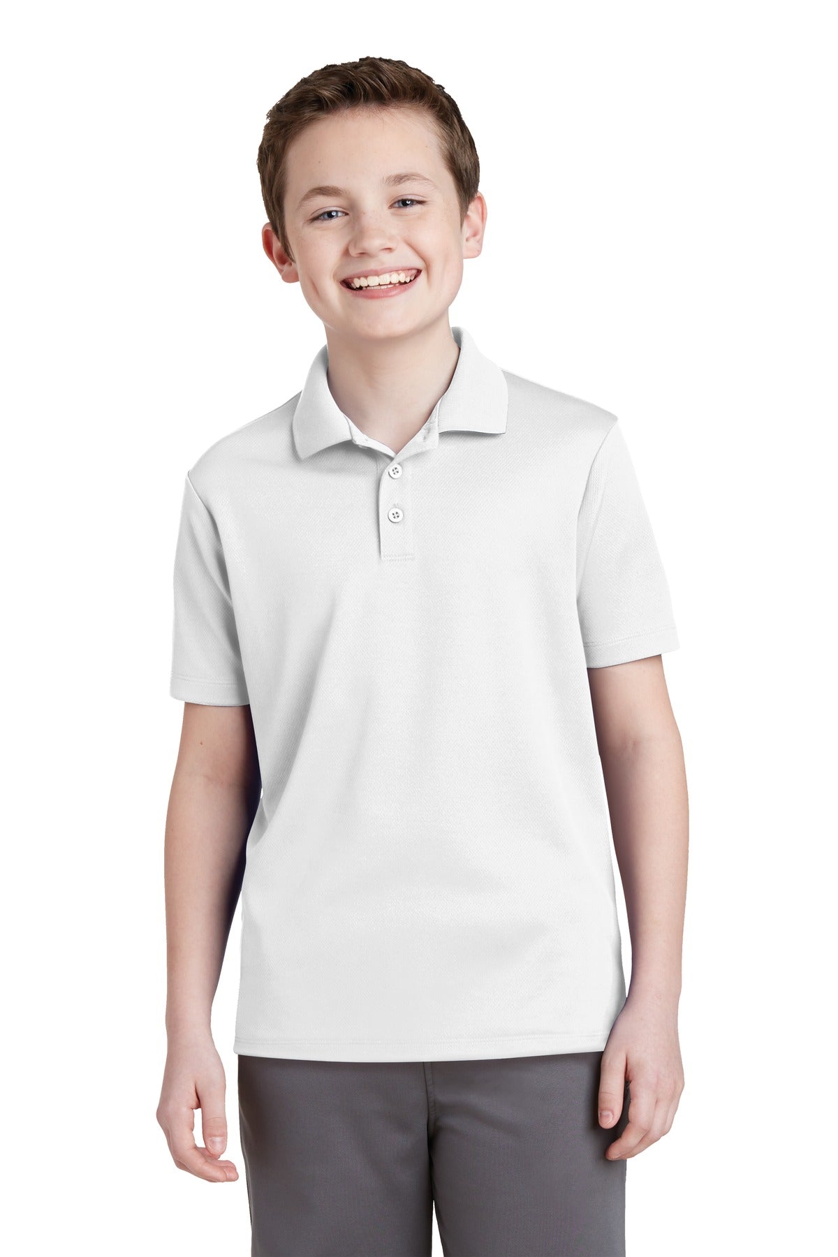 Sport-Tek® Youth PosiCharge® RacerMesh® Polo