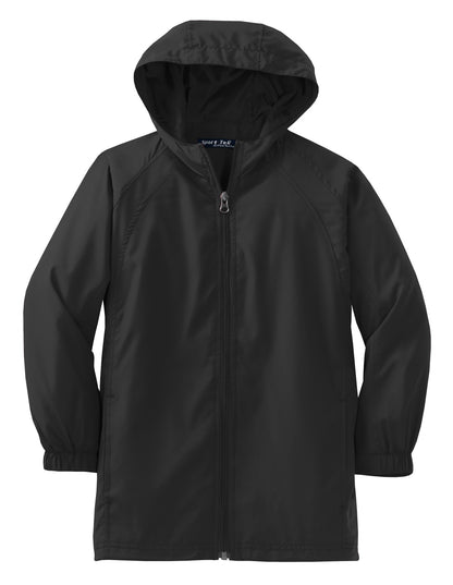 DISCONTINUED - Sport-Tek® Youth Hooded Raglan Jacket