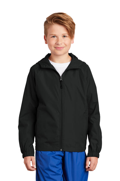 DISCONTINUED - Sport-Tek® Youth Hooded Raglan Jacket