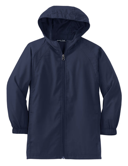 DISCONTINUED - Sport-Tek® Youth Hooded Raglan Jacket