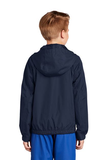DISCONTINUED - Sport-Tek® Youth Hooded Raglan Jacket
