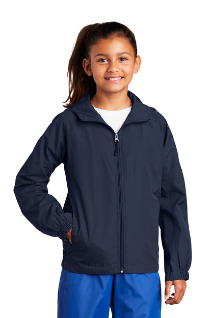 DISCONTINUED - Sport-Tek® Youth Hooded Raglan Jacket