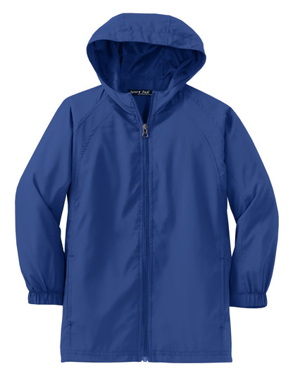 DISCONTINUED - Sport-Tek® Youth Hooded Raglan Jacket