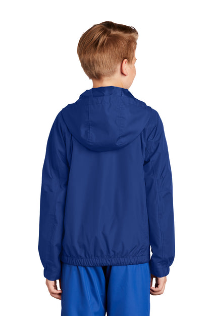 DISCONTINUED - Sport-Tek® Youth Hooded Raglan Jacket