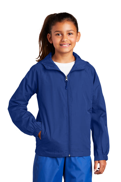 DISCONTINUED - Sport-Tek® Youth Hooded Raglan Jacket