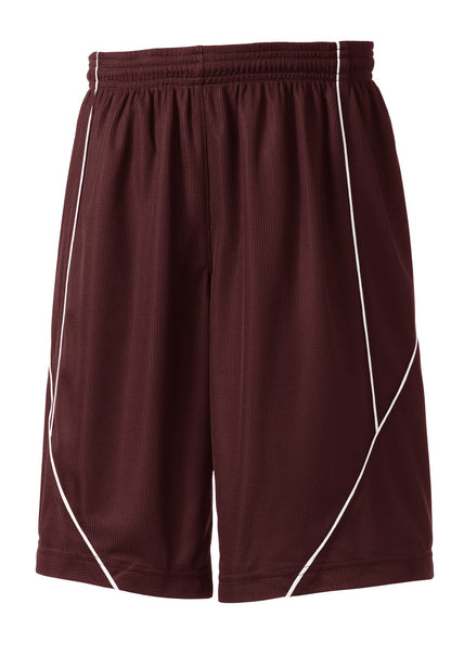 DISCONTINUED - Sport-Tek® Youth PosiCharge® Mesh Reversible Spliced Short YT565