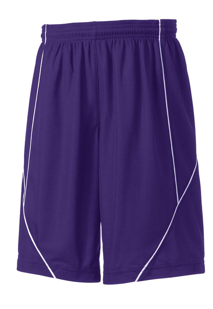 DISCONTINUED - Sport-Tek® Youth PosiCharge® Mesh Reversible Spliced Short YT565