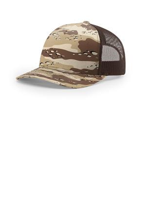 AdmDcCm/Bk Richardson Printed Five-Panel Trucker 112PFP