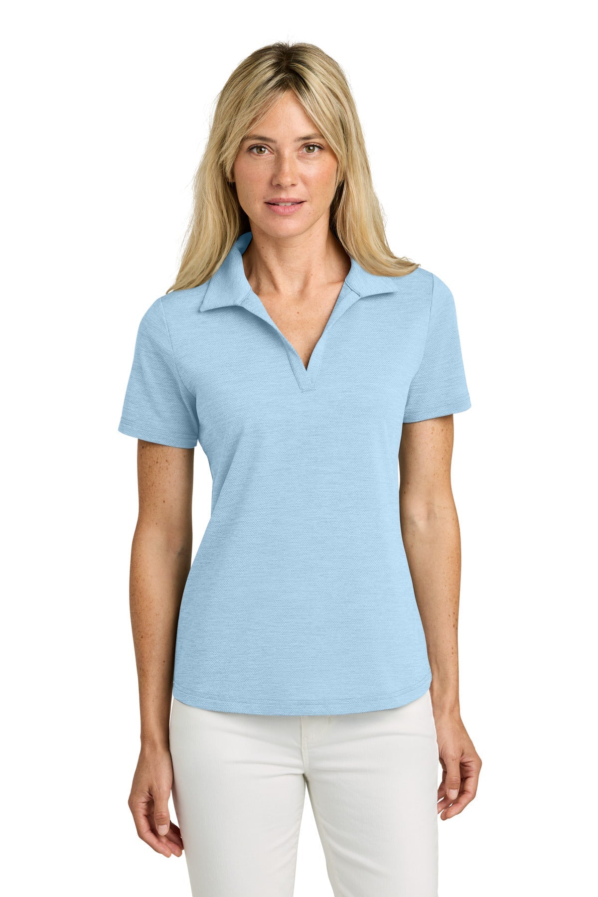 AiryBlueHt TravisMathew Women's Onward Polo TMA46416