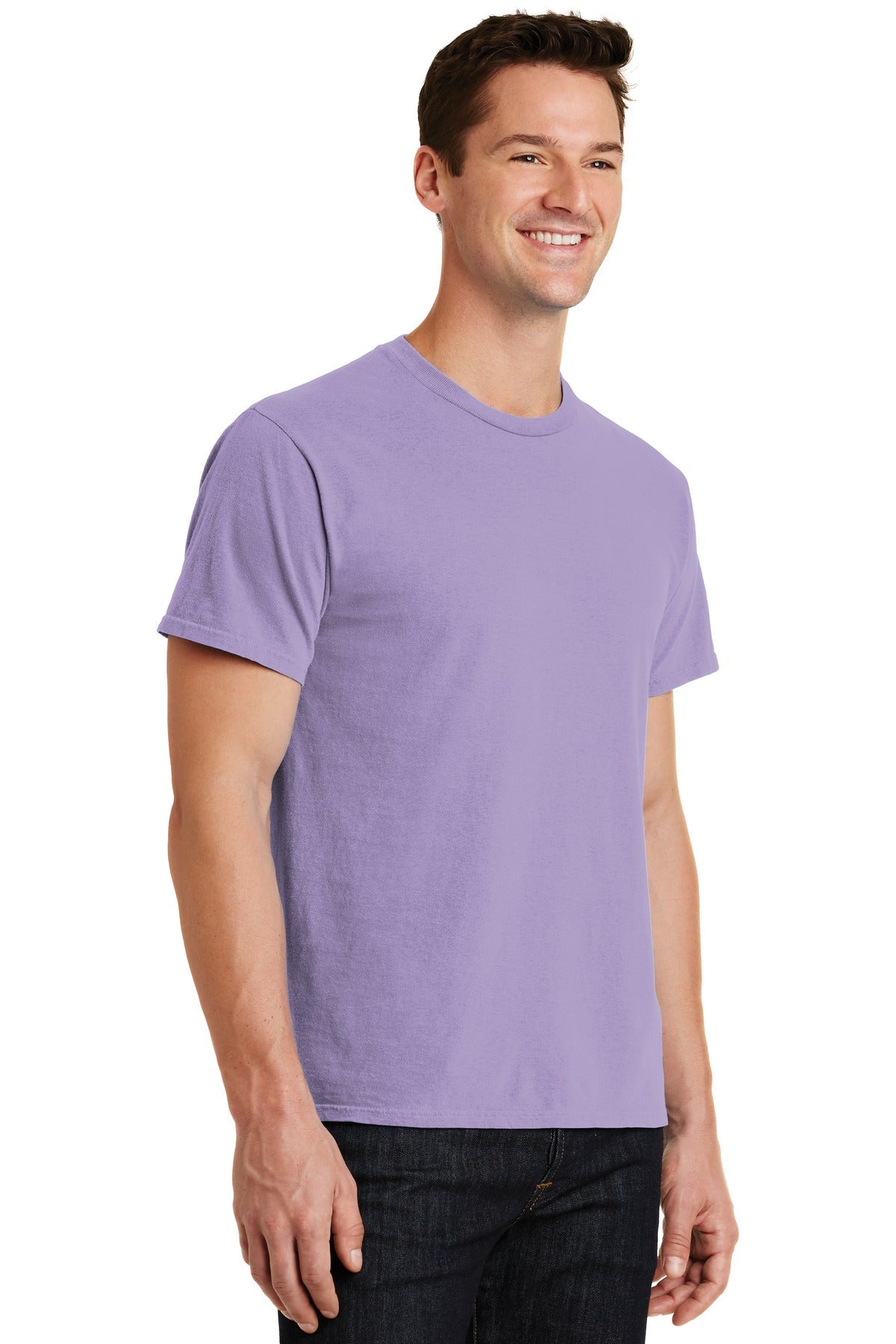 Amethyst Port & Co Beach Wash Garment-Dyed Tee. PC099