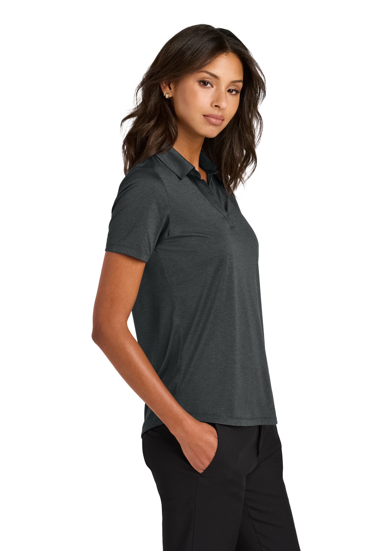 AnchorGyHt Mercer+Mettle Women's Recharge Jersey Polo MM1021