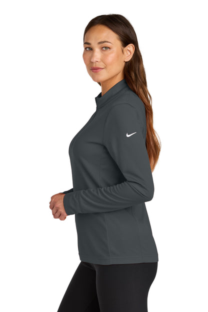 Anthracite Nike Women's Essential 1/2-Zip Cover-Up NKHM7969