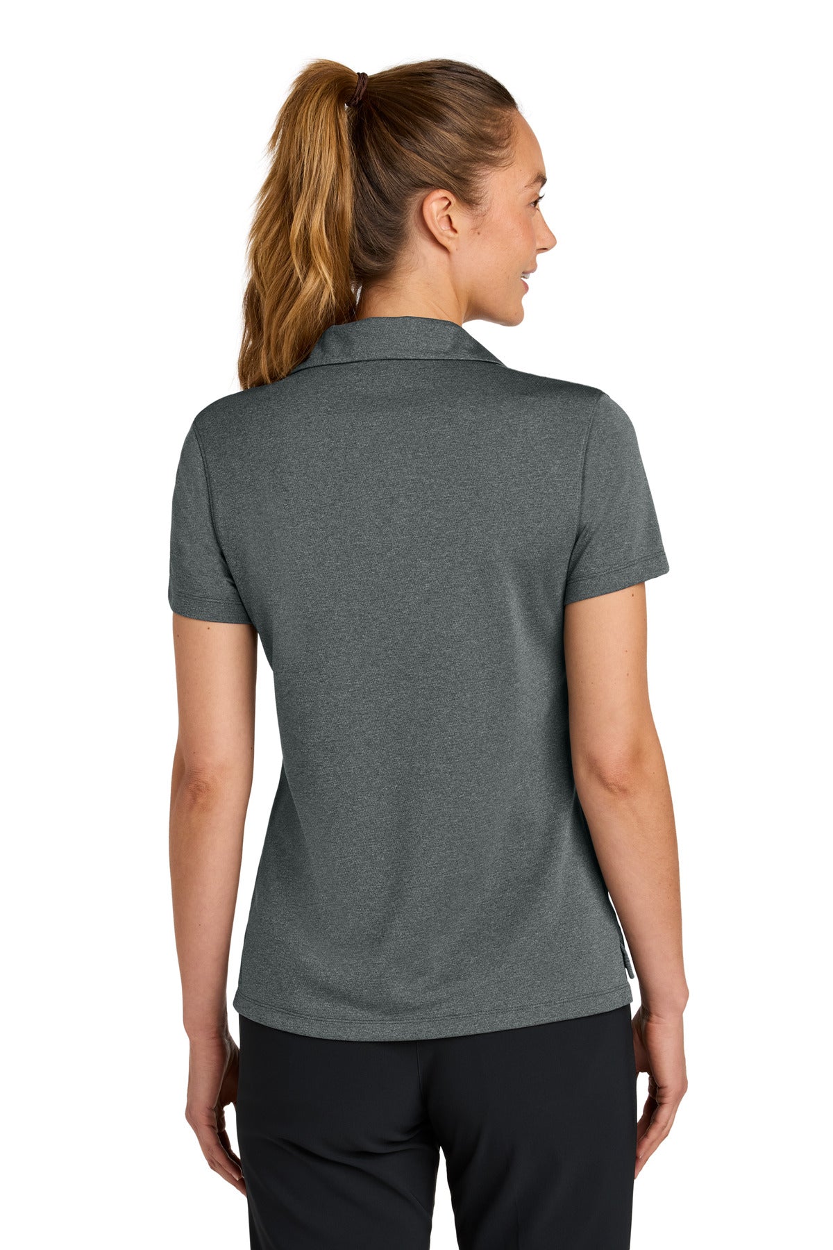 AnthrctHt Nike Women's Dri-FIT Smooth Heather Polo NKFQ4793