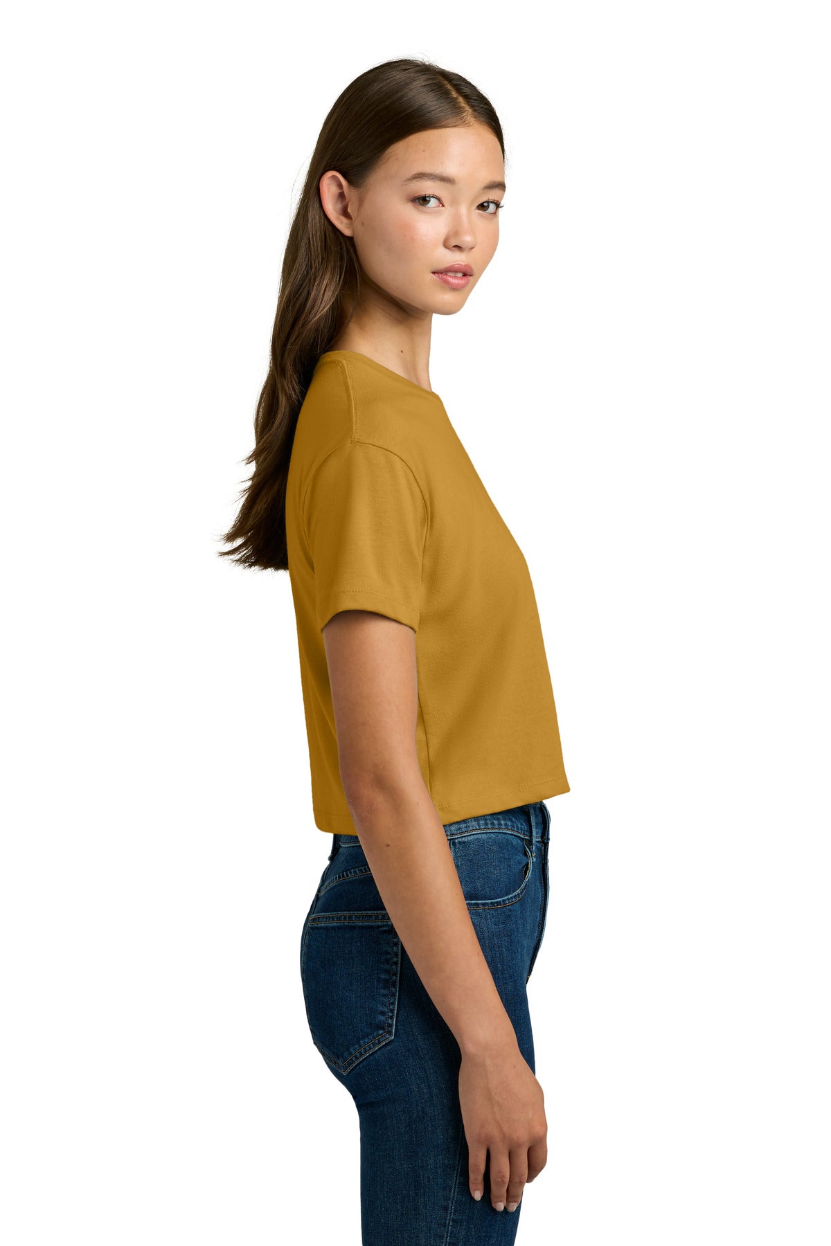 AntqGold Next Level Apparel Women's Ideal Crop Top NL1580