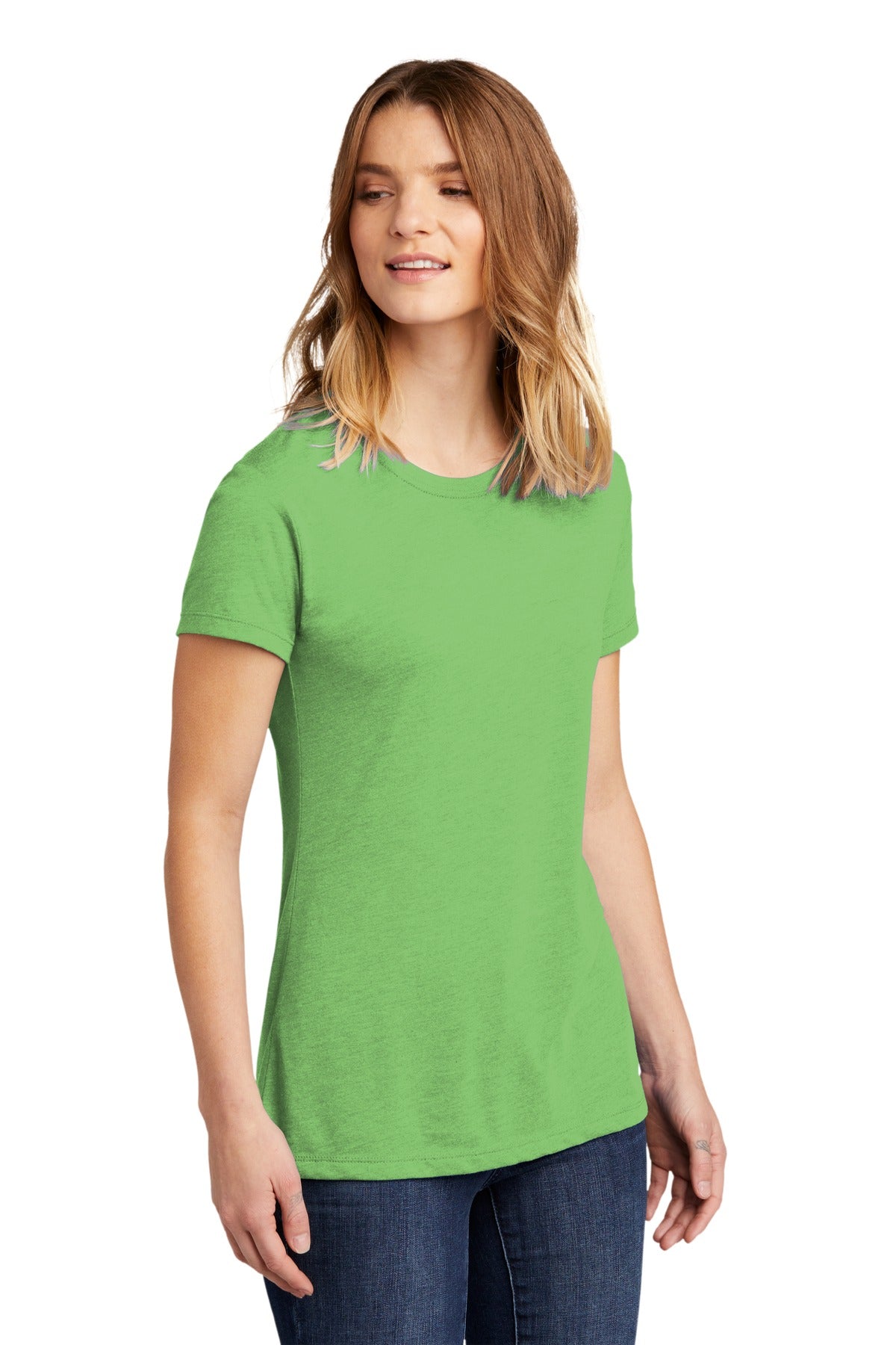 AppleGreen Next Level Apparel Women's CVC Tee. NL6610