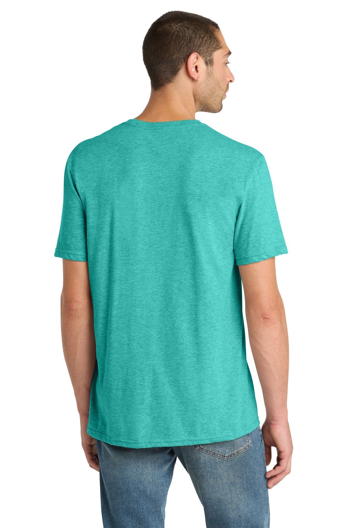 AquaHthr District Perfect Blend CVC Tee. DM108