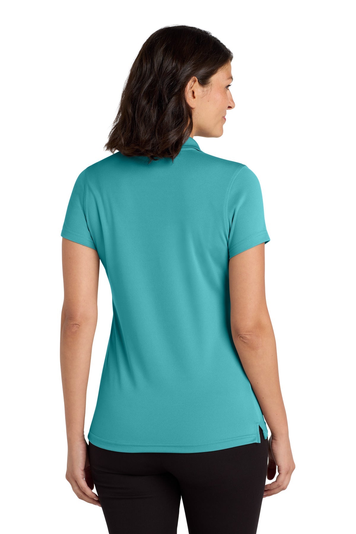 Aquamarine Port Authority Women's Dry Zone UV Micro-Mesh Polo. LK110