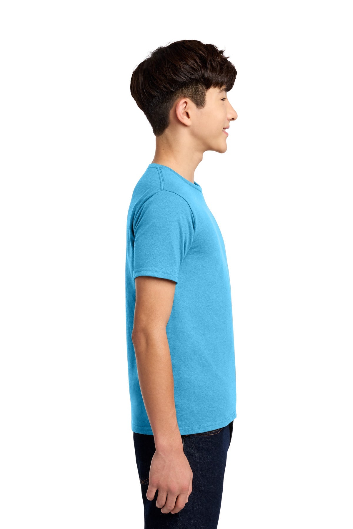 Aquatic Blue Jerzees - Youth Dri-Power 50/50 Cotton/Poly T-Shirt. 29B