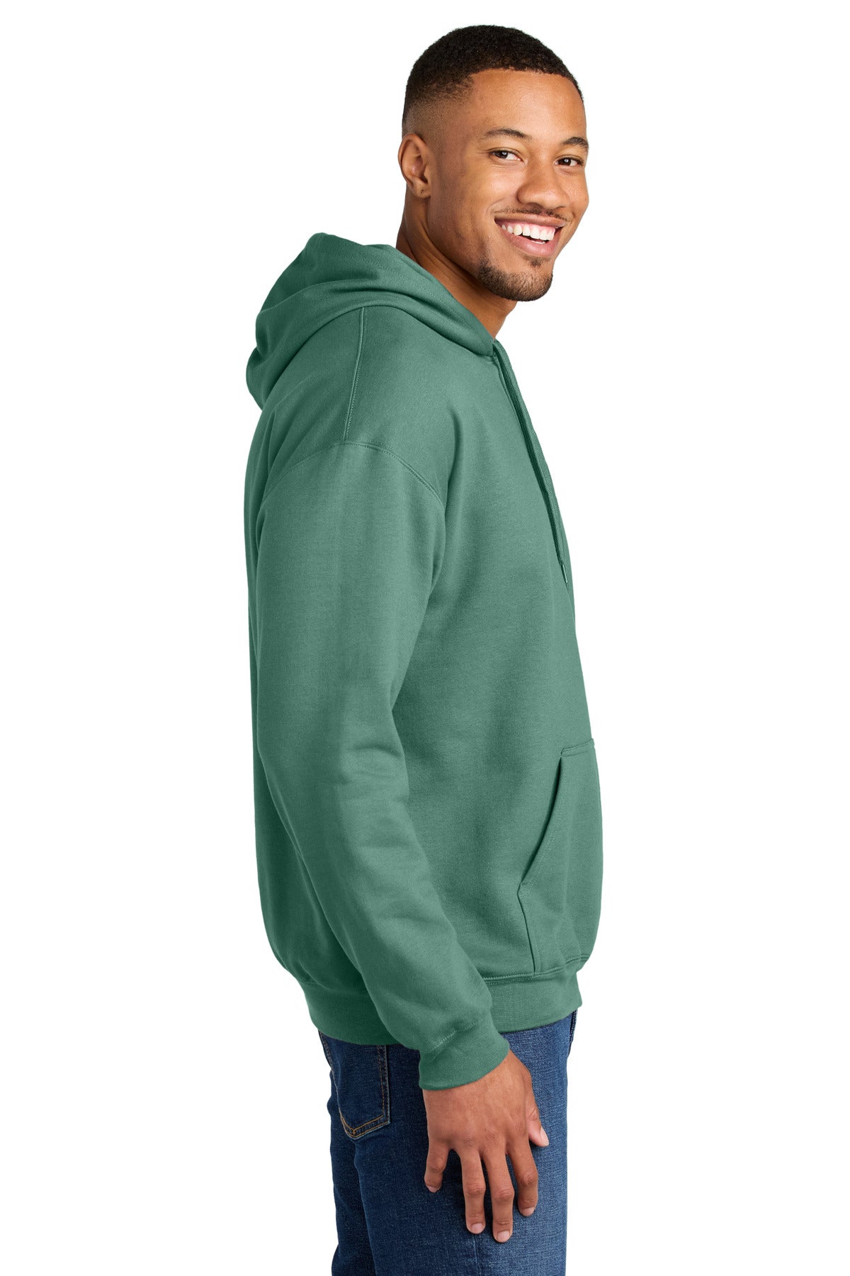 Aquatic Gildan Softstyle Midweight Pullover Hooded Sweatshirt SF500