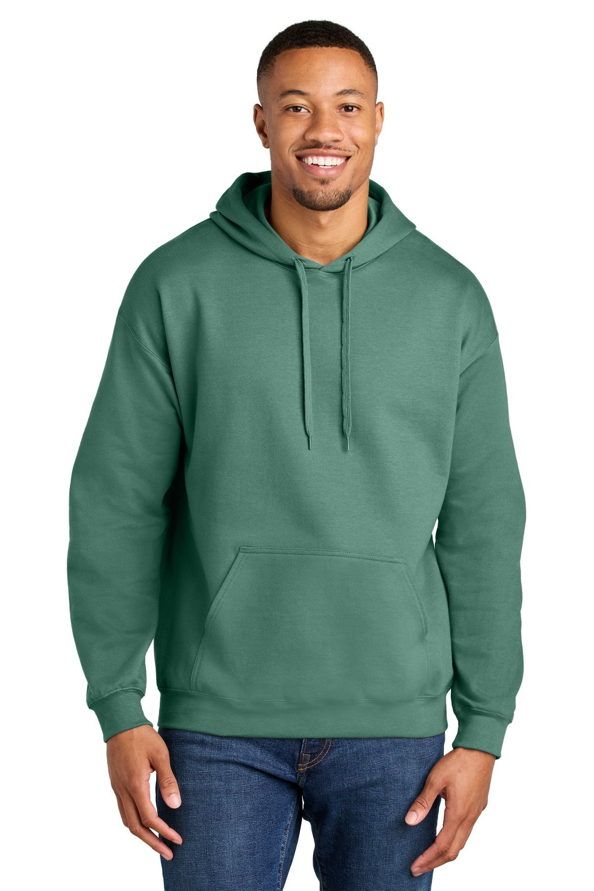 Aquatic Gildan Softstyle Midweight Pullover Hooded Sweatshirt SF500