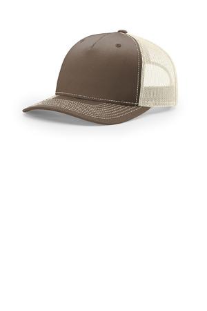 ArmyOv/Tan Richardson Five-Panel Trucker 112FP