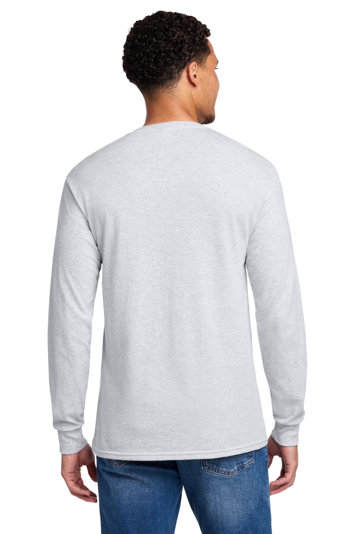 Ash Jerzees - Dri-Power 50/50 Cotton/Poly Long Sleeve T-Shirt. 29LS