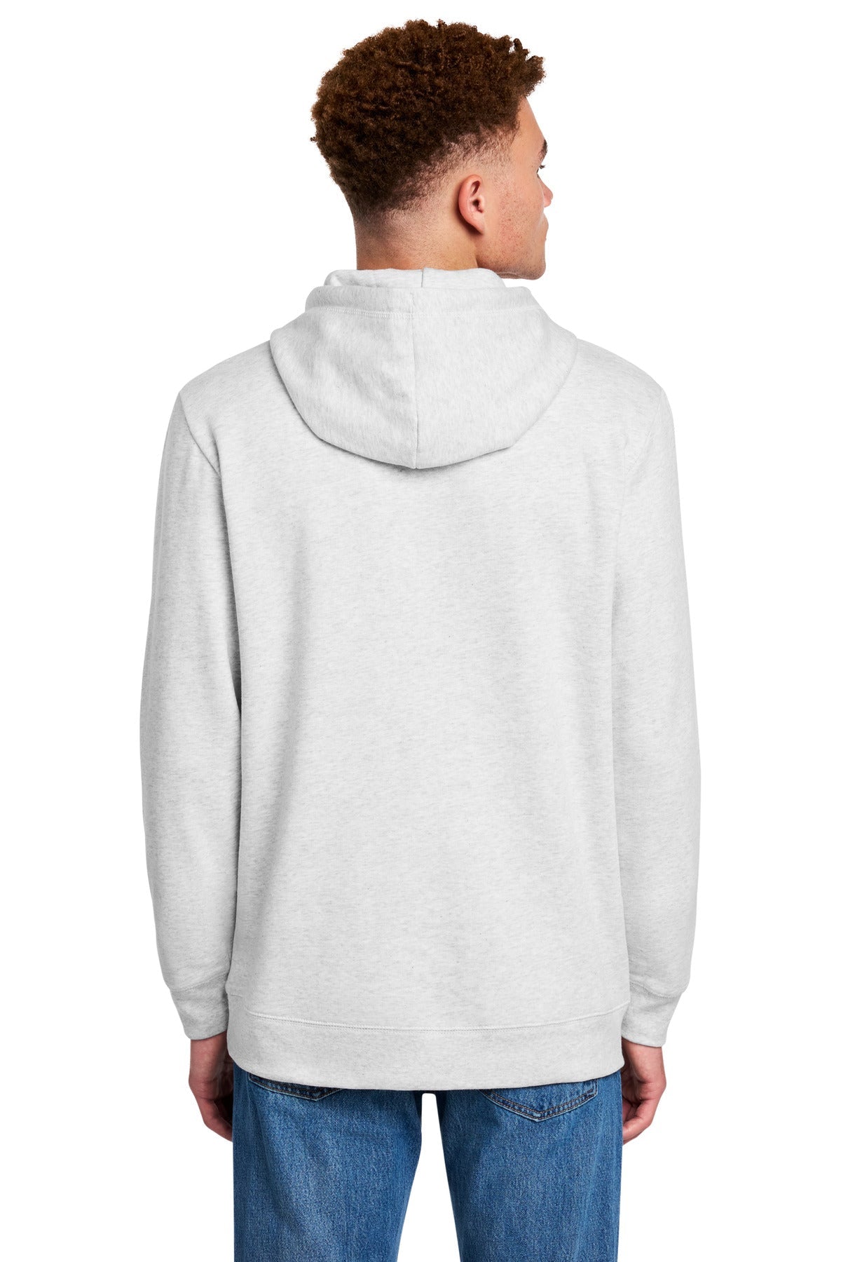 Ash New Era Comeback Fleece Pullover Hoodie NEA550