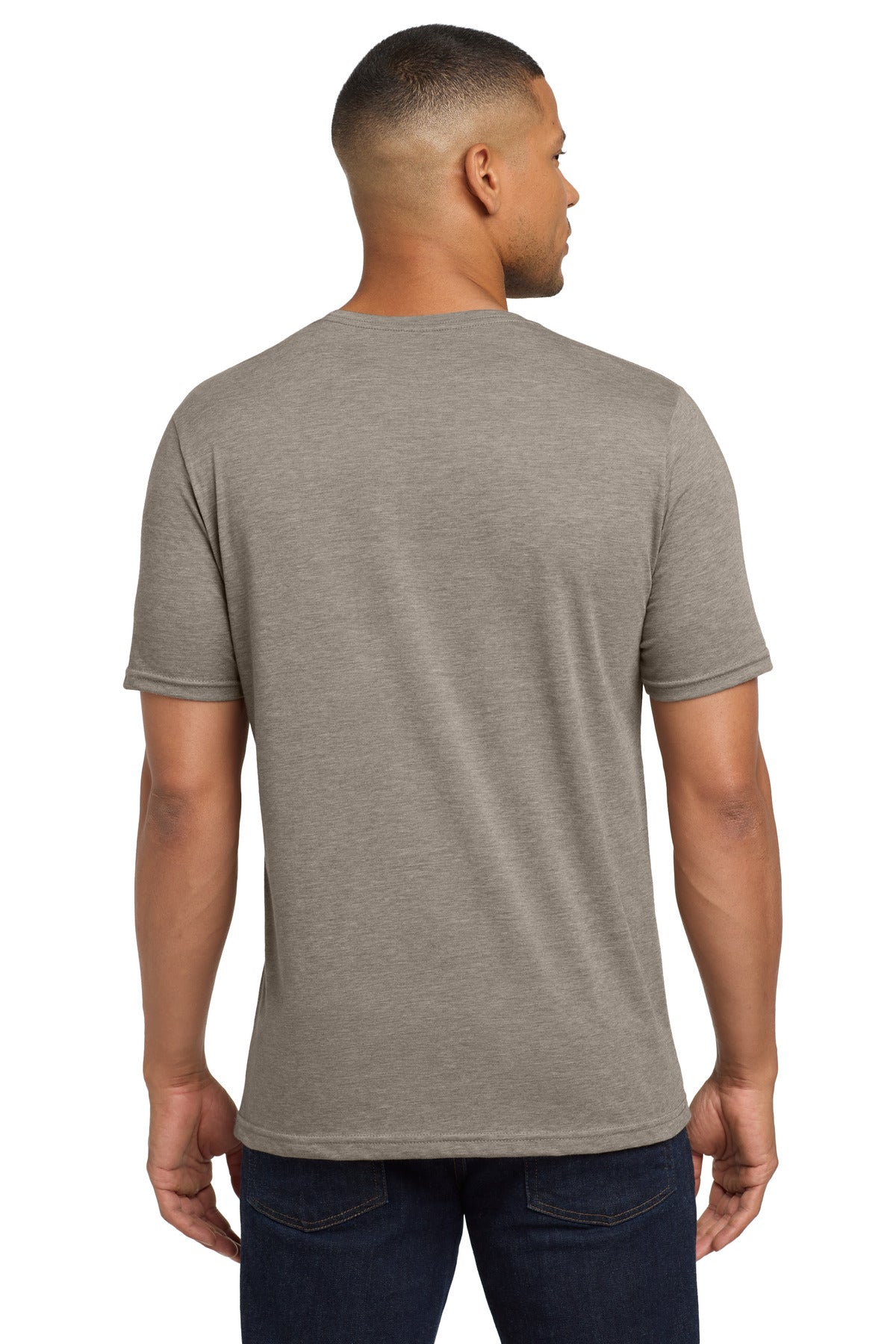 Ash Next Level Apparel Adult Poly/Cotton Tee. NL6200