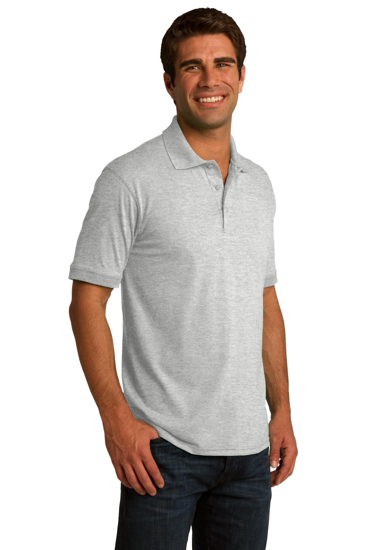 Ash Port & Co Core Blend Jersey Knit Polo. KP55