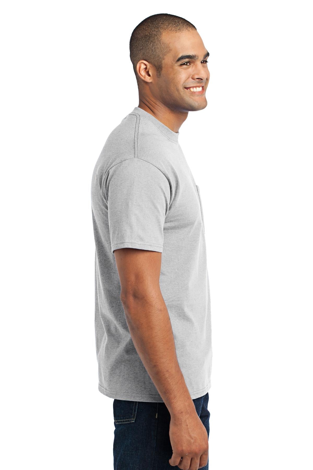 Ash Port & Co Core Blend Pocket Tee. PC55P