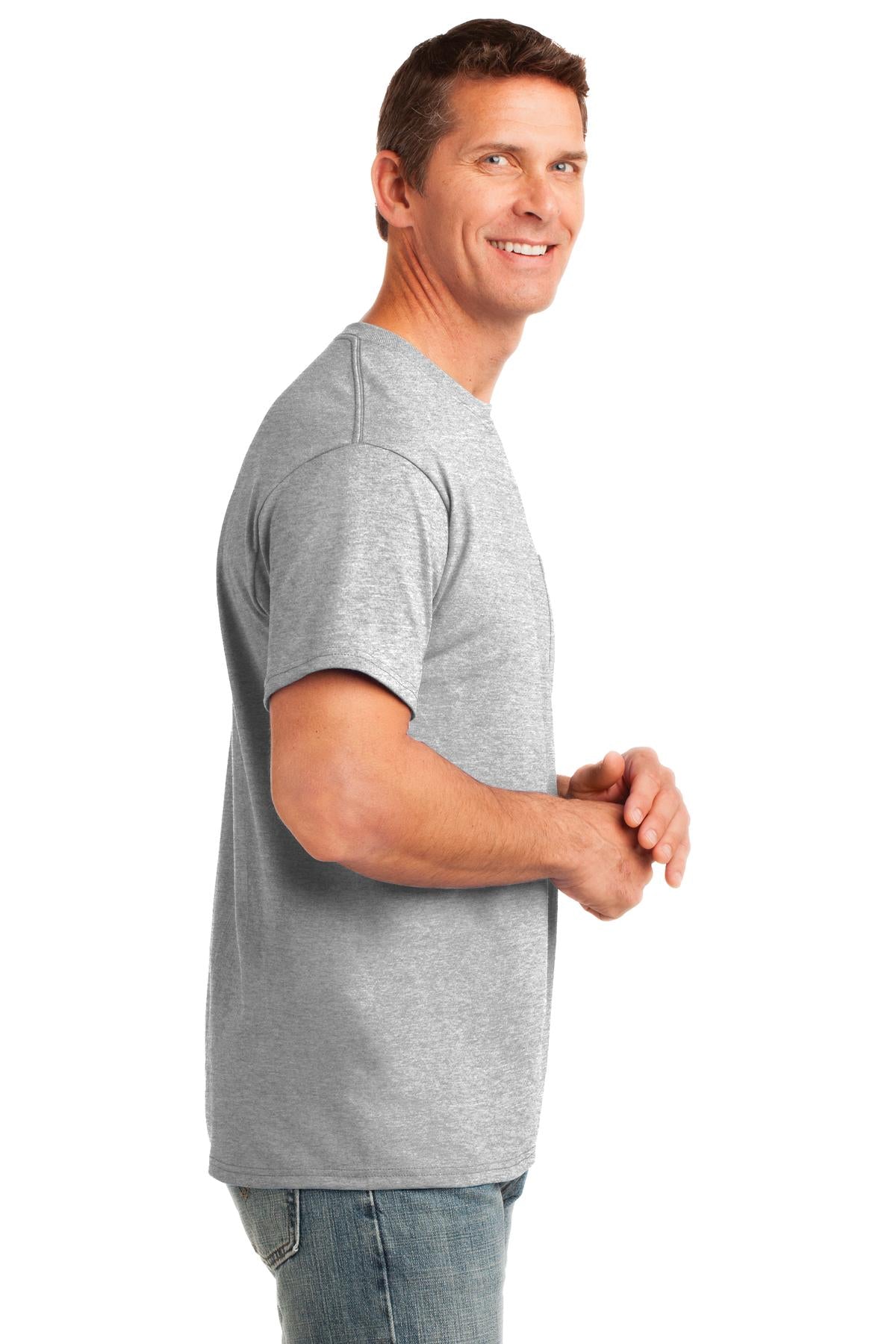 Ash Port & Co Core Cotton Pocket Tee. PC54P